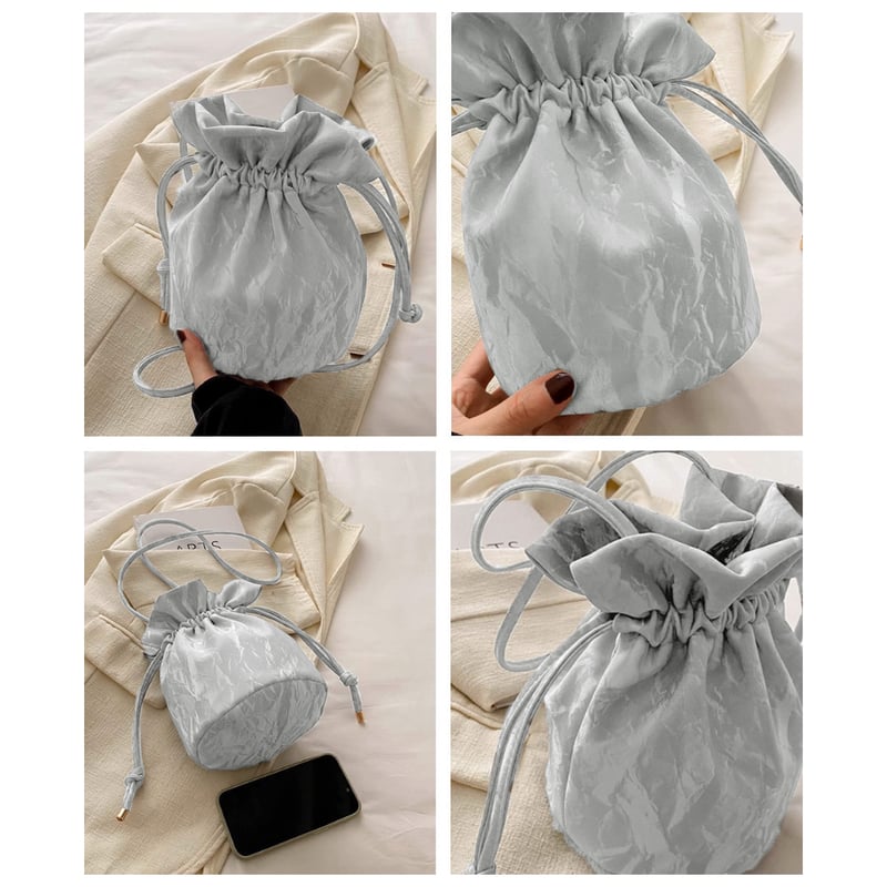 斜め掛け巾着ミニショルダーバッグ | Bagoodtimeshop