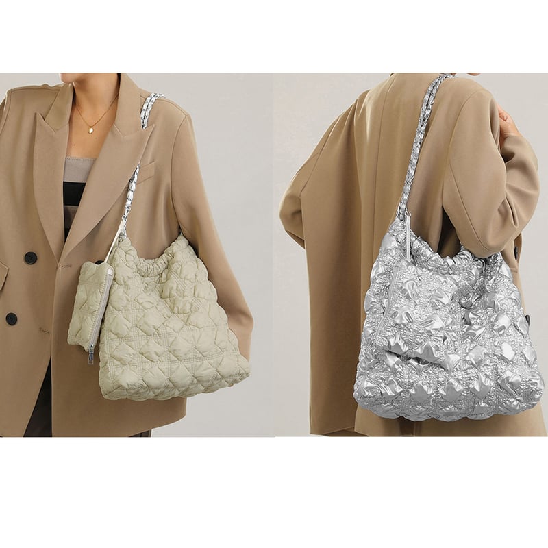 ポーチ付キルトチェーントートバッグ | Bagoodtimeshop