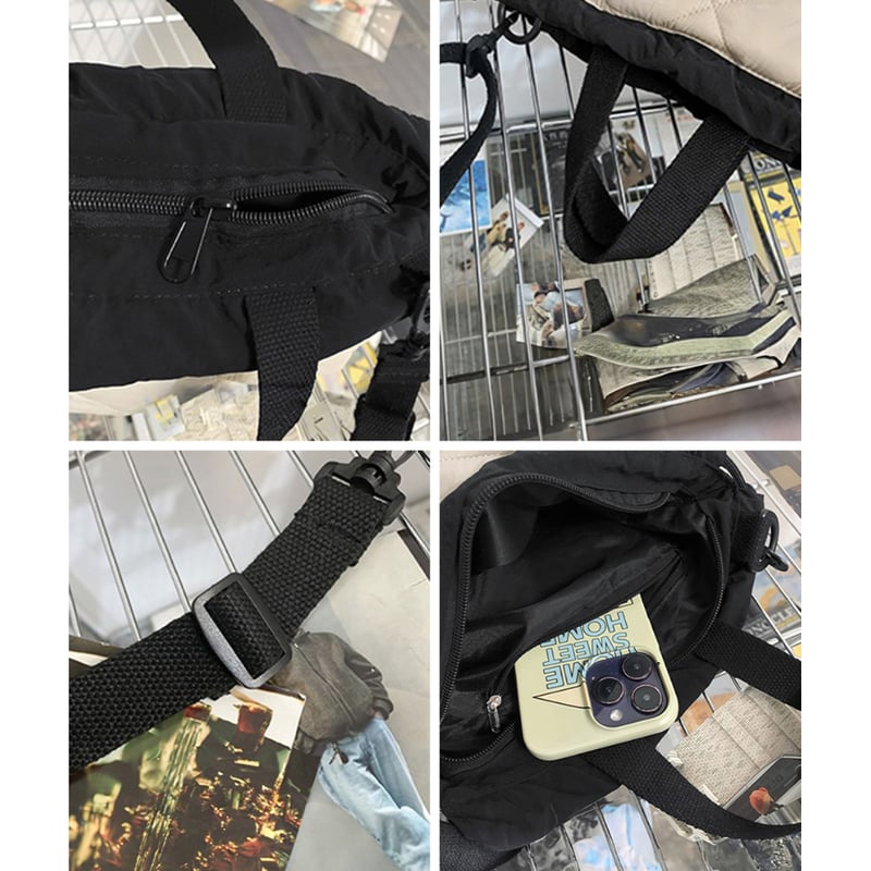 キルティング斜め掛けショルダーバッグ | Bagoodtimeshop