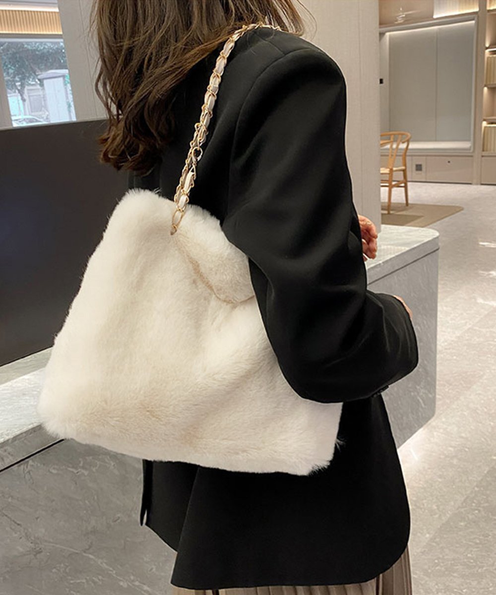 大容量チェーンファーバッグ | Bagoodtimeshop