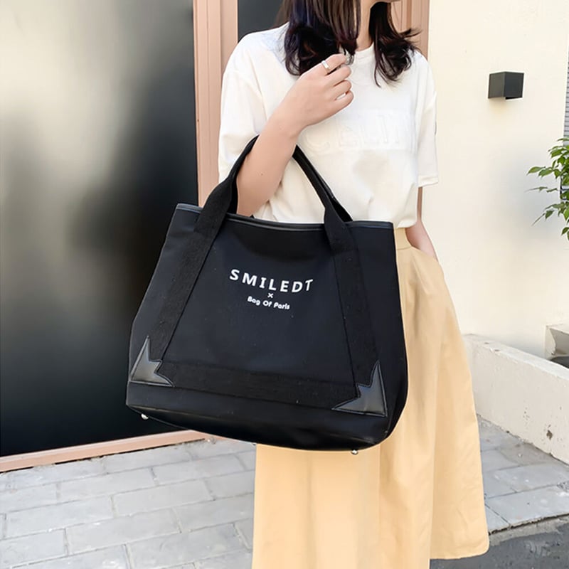 ブラック トートバッグ 素敵 26cm leather 'big' more black［medium］ – thehighlights