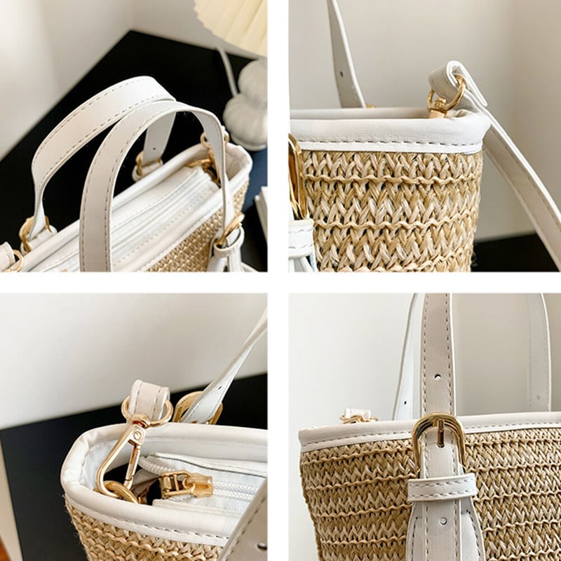 美品 ポーター ガール マルシェサックス ショルダーバッグ カゴ ストロー ストローショルダーかごバッグ | Bagoodtimeshop