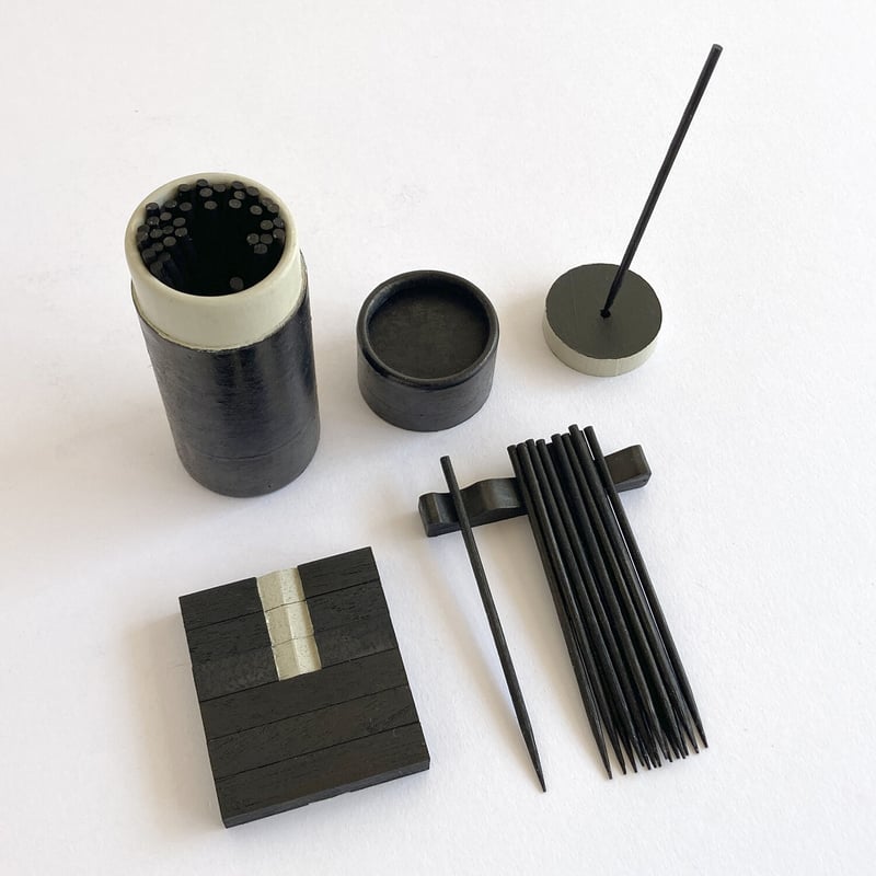 観象ミニ易入門セットblack-筮竹・筮筒・算木・太極・ケロク器 観象ミニ易入門セットblack-筮竹・筮筒・算木・太極・ケロク器