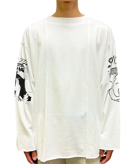 WEYEP　No.W×S-001　WEYEP©︎SONIC YOUTH 　Sleeve Rocktee
