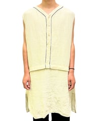 YUYA MORIBE　No. YM-AL-002 NO SLEEVE LONG GRAMPA PULLOVER