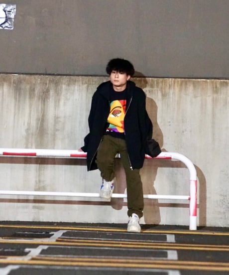 WEYEP　No.R-W-165-P　 side and under sleeve ZIP parka-SWEAT AND DENIM