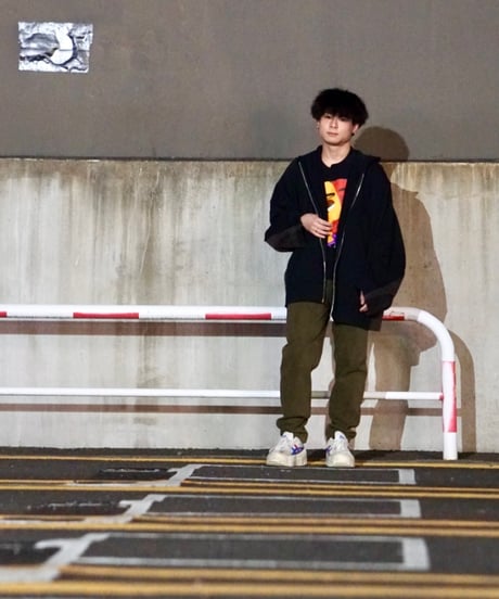 WEYEP　No.R-W-165-P　 side and under sleeve ZIP parka-SWEAT AND DENIM