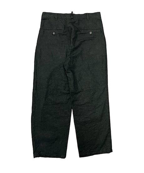 YUYAMORIBE　No.YM-DL×PT-02×C　ASYMMETRY TUCK PANTS
