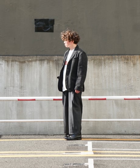 YUYA MORIBE　No. YM-D-005　ASYMMETRY TUCK PANTS (DENIM)