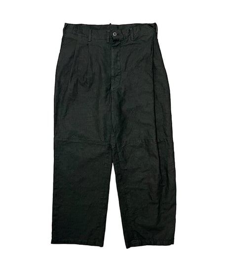 YUYAMORIBE　No.YM-DL×PT-02×C　ASYMMETRY TUCK PANTS