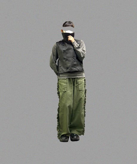 RHODOLIRION　NO.SW1031　Utility Pants - Herringbone