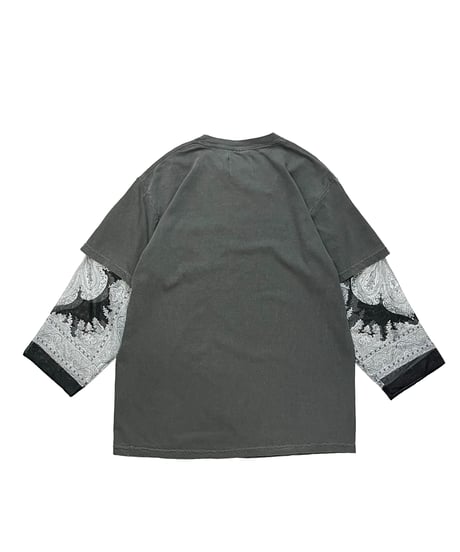 WEYEP　No.R-W-103　Sleeve Layered Pullover-SCARF