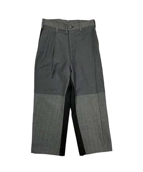 YUYA MORIBE　No. YM-VS-005　ASYMMETRY TUCK PANTS(VINTAGE SLACKS)