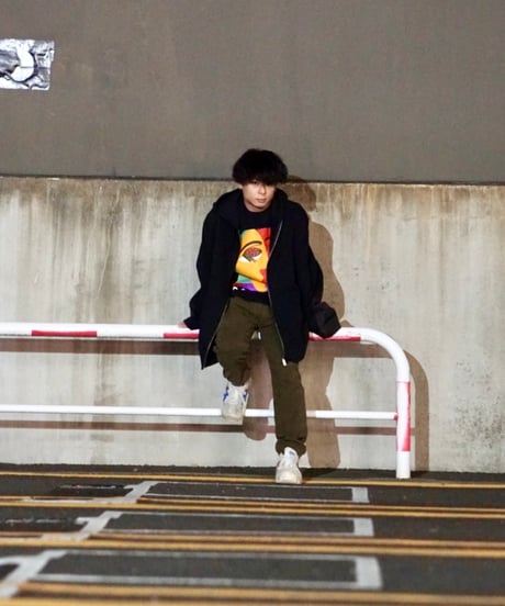 WEYEP　No.R-W-165-P　 side and under sleeve ZIP parka-SWEAT AND DENIM