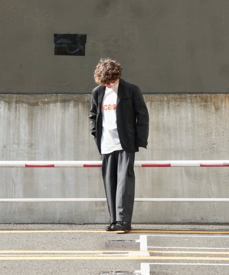 YUYA MORIBE　No. YM-D-005　ASYMMETRY TUCK PANTS (DENIM)