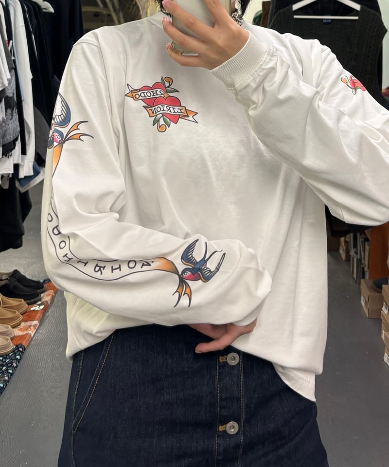 【タグ付き新品】ロドリリオン　painting long sleeve tee タグ付き新品】ロドリリオン painting long sleeve tee 直販サイト