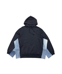 WEYEP　No.R-W-131-P　 side and under sleeve pullover parka-SWEAT AND DENIM