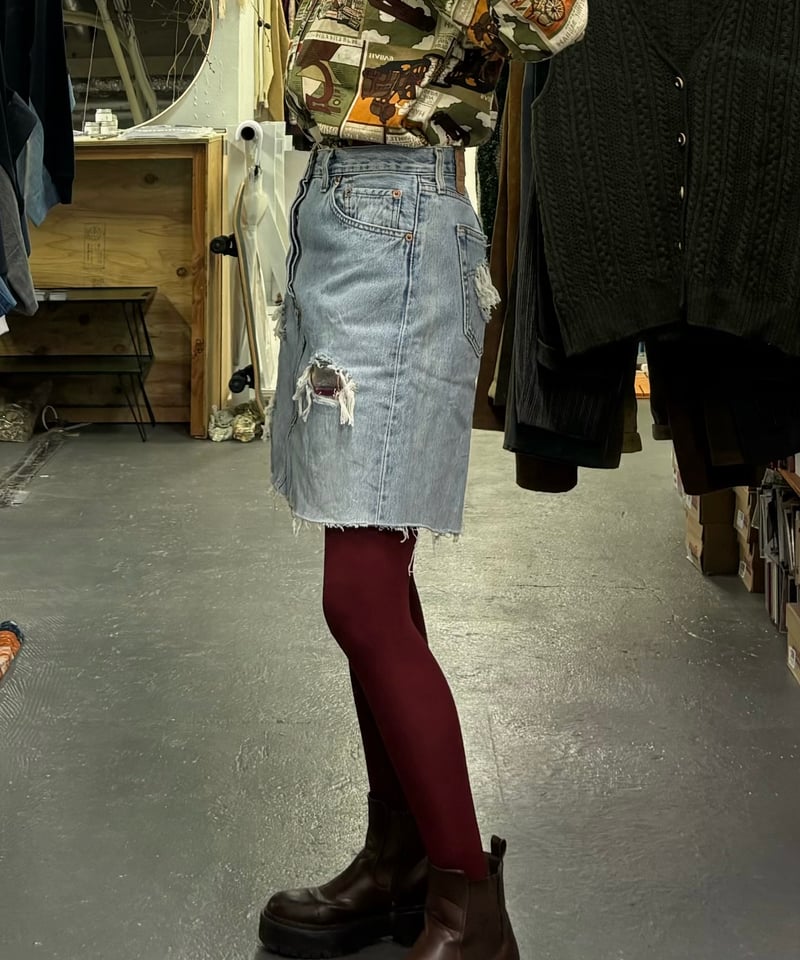 Levis 501 REMAKE SKIRT( EURO LEVI'S) | CAGE RAT