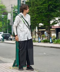 YUYA MORIBE　No. YM-VS-005　ASYMMETRY TUCK PANTS