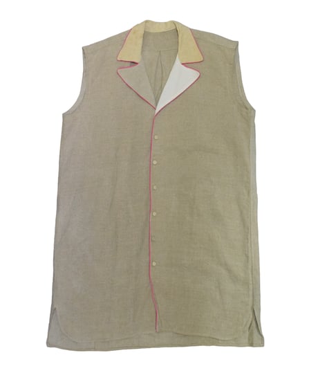 YUYA MORIBE　No. YM-AL-003 NO SLEEVE LONG GRAMPA SHIRT