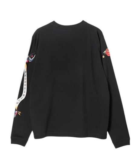 RHODOLIRION　NO.SW1057B  Printed Tattoo Long Sleeve Tee