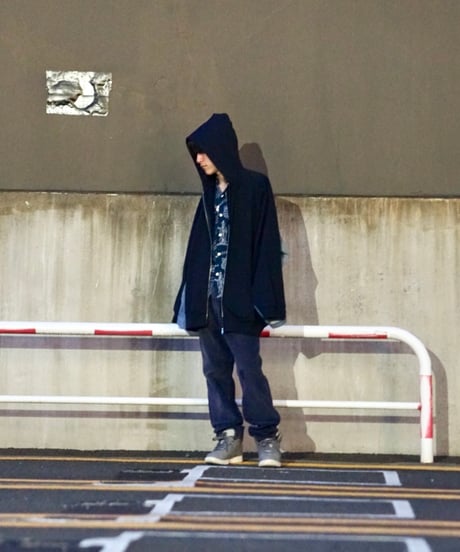 WEYEP　No.R-W-165-P　 side and under sleeve ZIP parka-SWEAT AND DENIM