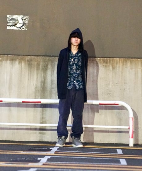 WEYEP　No.R-W-165-P　 side and under sleeve ZIP parka-SWEAT AND DENIM