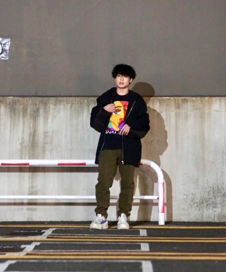 WEYEP　No.R-W-165-P　 side and under sleeve ZIP parka-SWEAT AND DENIM