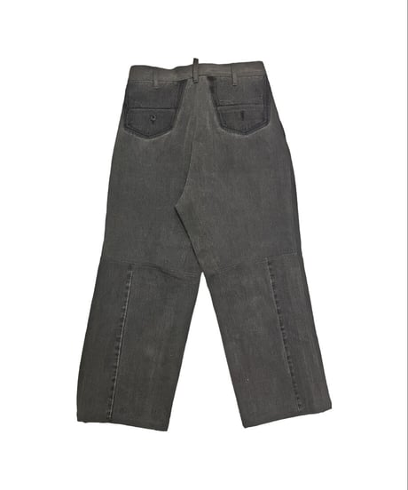 YUYA MORIBE　No. YM-D-005　ASYMMETRY TUCK PANTS (DENIM)