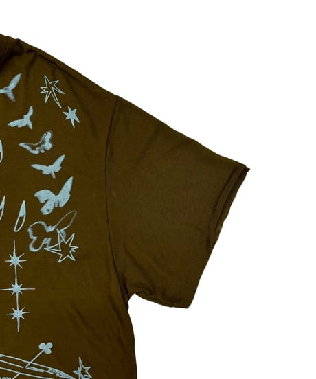 Queens×WEYEP 　W-10-04　10周年記念アイテム④　Distressed Print Tee