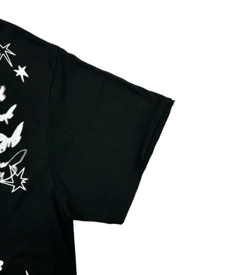 Queens×WEYEP 　W-10-04　10周年記念アイテム④　Distressed Print Tee