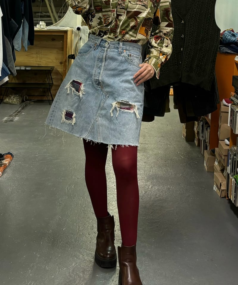 Levis 501 REMAKE SKIRT( EURO LEVI'S) | CAGE RAT