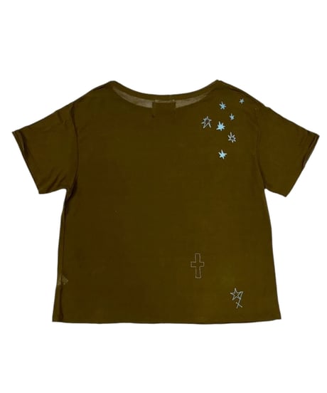 Queens×WEYEP 　W-10-04　10周年記念アイテム④　Distressed Print Tee