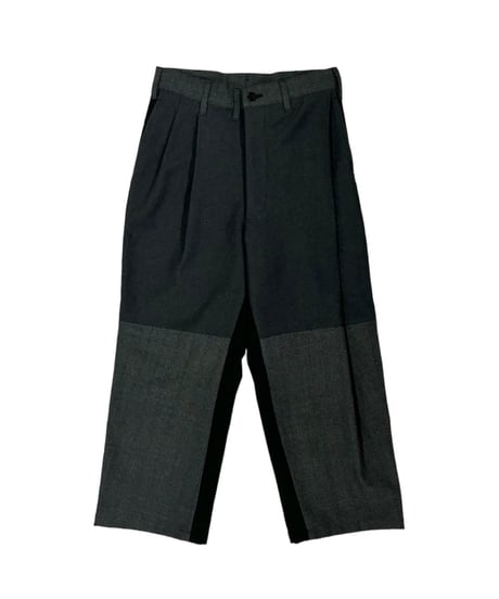 YUYA MORIBE　No. YM-VS-005　ASYMMETRY TUCK PANTS