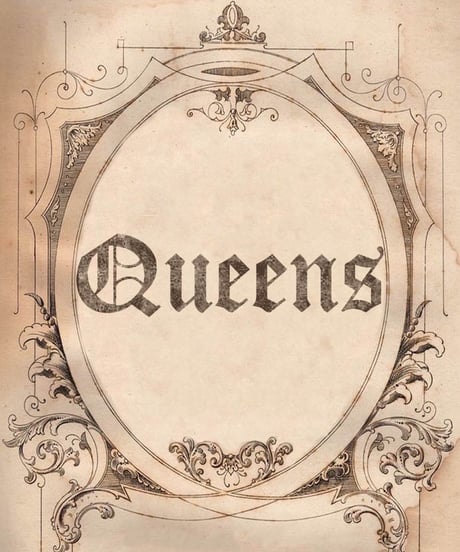 Queens×WEYEP 　W-10-04　10周年記念アイテム④　Distressed Print Tee