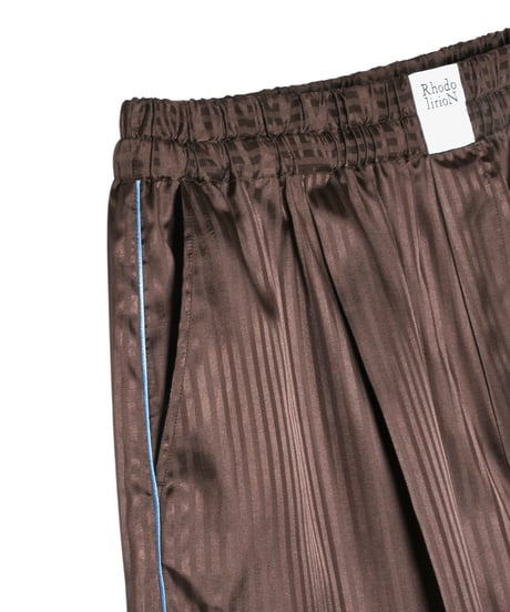 RHODOLIRION　NO.1019  Three Quarters PJ's Pant - Jacquard