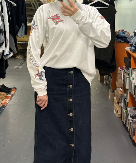 RHODOLIRION　NO.SW1057A  Printed Tattoo Long Sleeve Tee