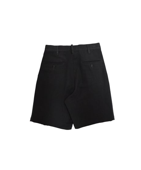 YUYA MORIBE　No. YM-PT-02-2　ASYMMETRY TUCK SHORTS(VINTAGE SLACKS)