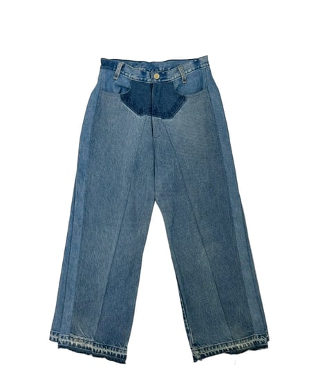 ADJANI　Yasumin-D-002　PLEATS WIDE PANTS