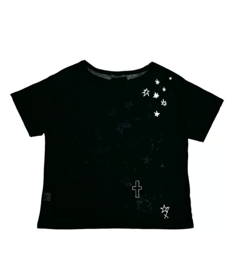 Queens×WEYEP 　W-10-04　10周年記念アイテム④　Distressed Print Tee