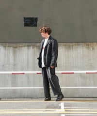 YUYA MORIBE　No. YM-D-005　ASYMMETRY TUCK PANTS (DENIM)