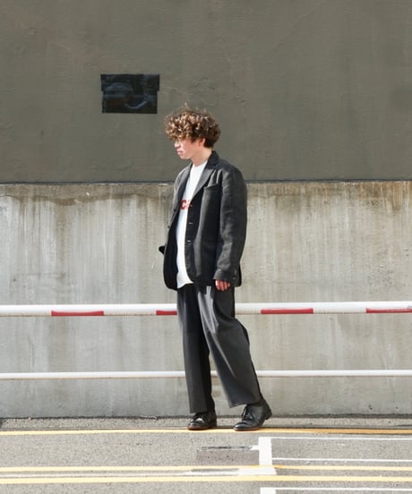 YUYA MORIBE　No. YM-D-005　ASYMMETRY TUCK PANTS (DENIM)