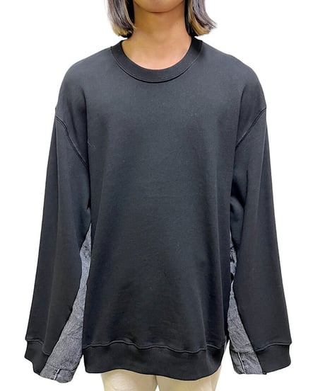 WEYEP　No.R-W-110-2-P　 side and under sleeve pullover-SWEAT AND DENIM