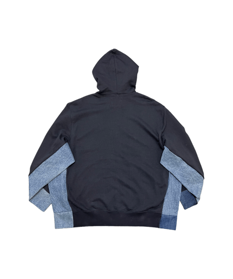 WEYEP　No.R-W-165-P　 side and under sleeve ZIP parka-SWEAT AND DENIM
