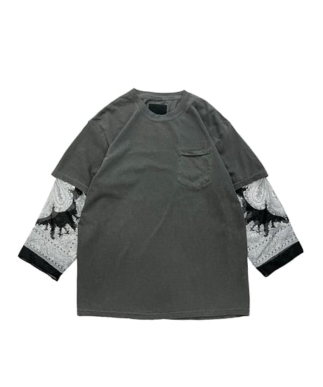 WEYEP　No.R-W-103　Sleeve Layered Pullover-SCARF
