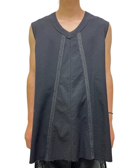 YUYA MORIBE　No. YM-AL-001 LONG FRENCH OVER VEST(VINTAGE SLACKS)