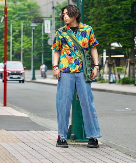 ADJANI　Yasumin-D-002　PLEATS WIDE PANTS