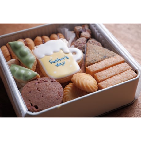 橋本様専用ページ👔父の日クッキー缶🍺