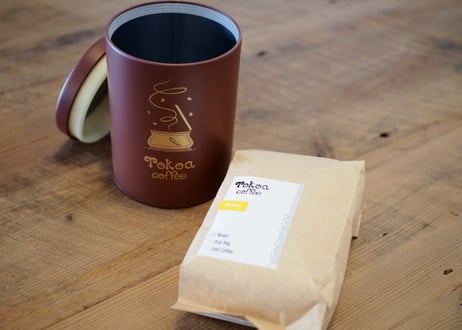 Tokoa coffee 缶 Blend Box 200g×2(モスグリーン&ネイビー)