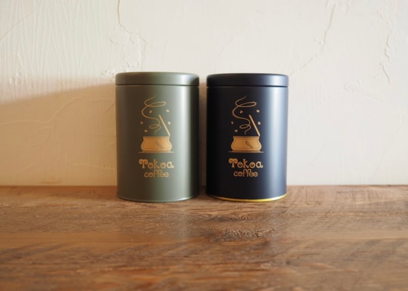 Tokoa coffee 缶 Blend Box 200g×2(モスグリーン&ネイビー) |